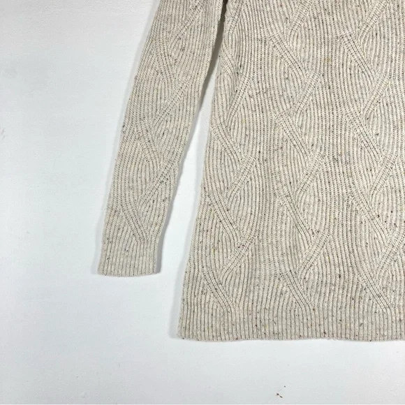 J. Jill Womens Sweater Pullover Beige Long Sleeve Relaxed Round Neck Knit XS - Picture 4 of 15